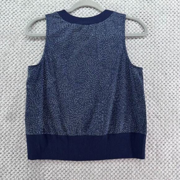 Athleta Top Womens XS Blue Zephyr Ribbed Hem Tank Bundle 2 Active Gym Run Yoga - Picture 8 of 10